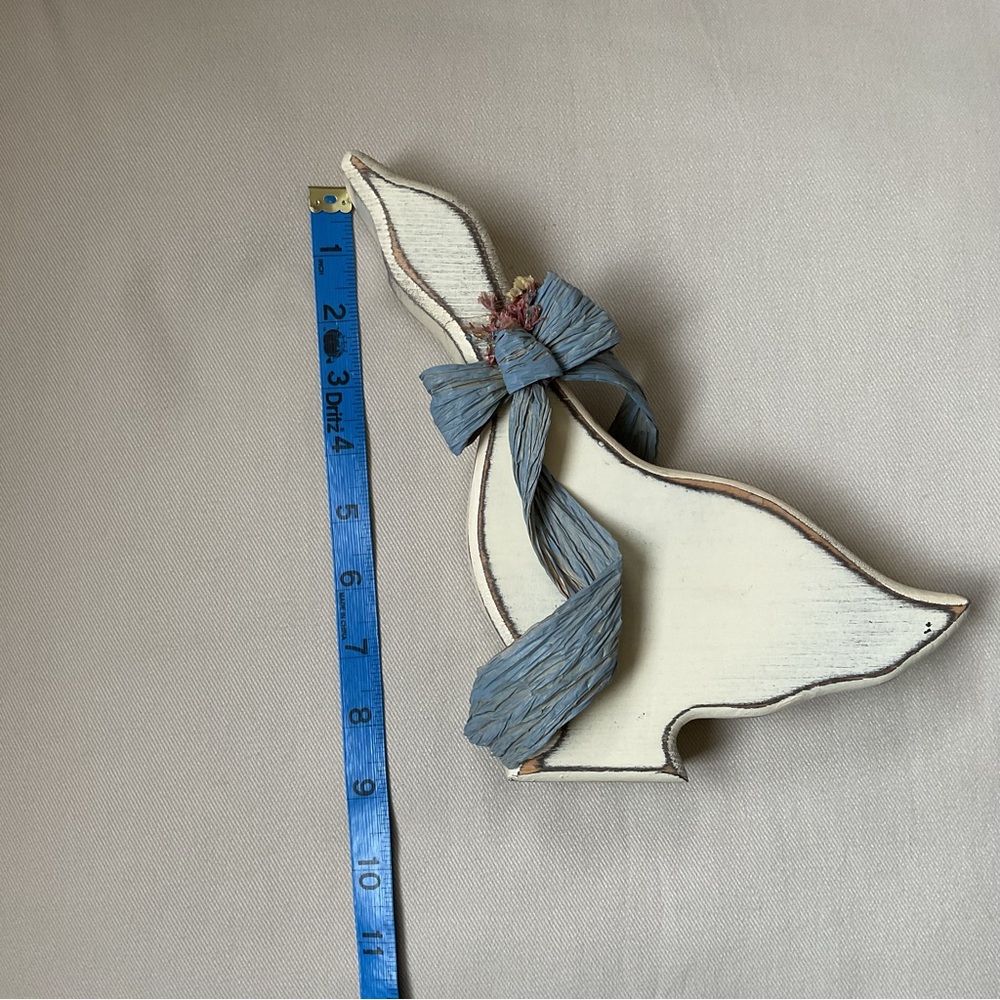 Cream and Blue Rustic Vintage Goose Decor - Picture 7 of 8
